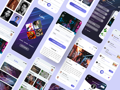 UI Practice - Social App Concept clean design design figma mobile app mobile app design social app ui ui design