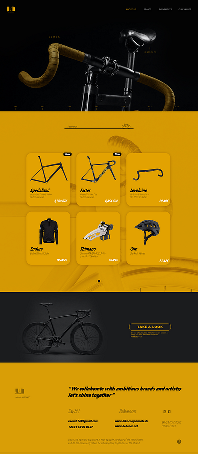 UNPOPULAART RIDE app app template appdesign bicycle bike brand design brand identity branding siteweb template ui uidesign uiux uiux design web web design webdesign website website design websitedesign