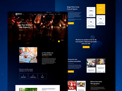 Belga Films Fund - Webdesign belga communication creative design fund graphic movie nicolastumerelle ui ui design ux ux design ux ui website