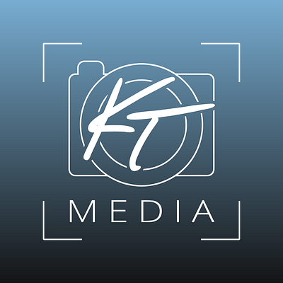 KT Media brand identity branding illustrator logo