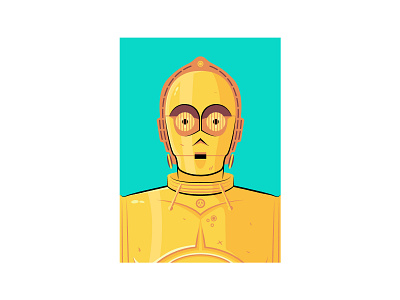 C-3PO c3po design illustration star wars vector