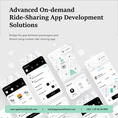 Top-notch On-Demand Ride Sharing App Development Company in USA