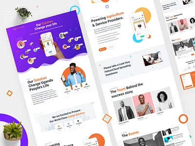 Marketing Website for Apps agriculture app marketing app website apps education app education website healthcare app home page landingpage testimonial videos