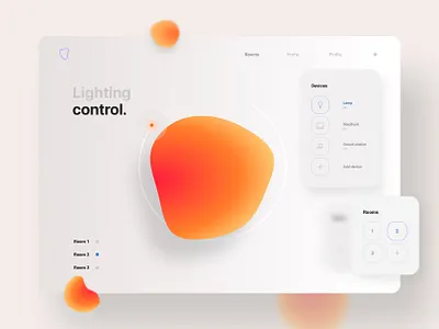 A design concept for a smart home website 🖥 app colors design graphicdesign typography ui uidesigner uiux uiuxdesigner ux