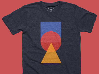 Niantic Tee big bold color branding circle cottonbureau design digitalart graphic tee hoodies identity illustration logo niantic nianticdesignco square tank tops tao tees triangle tshirt tshirt design