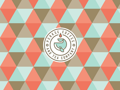 Perkse Coffee & Tea Company branding coffee logo packaging tea whale
