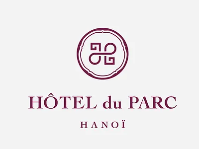 hotel du parc ha noi logo boutique brand branding culture design hanoi hotel identity logo simple
