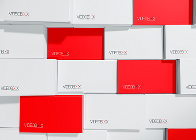 VideoBox brand branding company creative design designer dweet design europe identity logo production uk video videobox