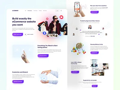 WordPress Plugin Landing Page design landingpage logo plugin trendy ui uiux ux woman wordpress wordpress plugin