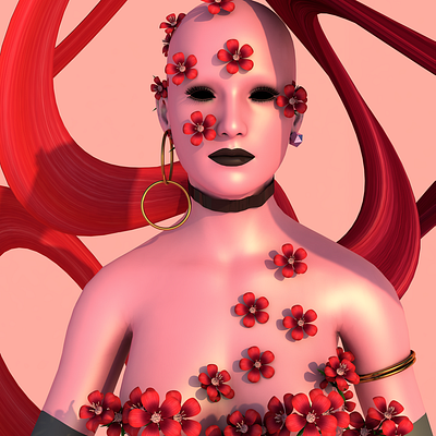Love 3d 3d art 3dartist blender branding c4d c4dart cgi cinema4d digitalart flowers gold illustration maxonc4d octane redesign redshift redshift3d rendering