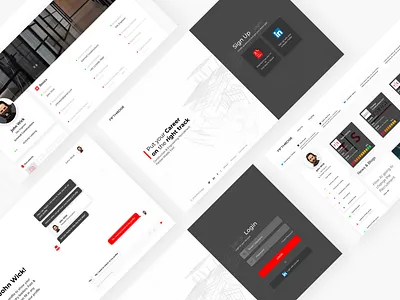 Fifthedge artificial intelligence recruitment ui design ux design web application website