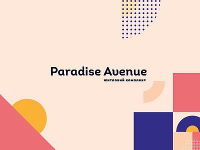 Paradise Avenue be blue branding design identity logo logotype typography vector