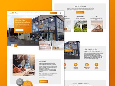 Menuiserie Quertinmont - wood crafter / Webdesign communication crafter creative design graphic kitchen nicolastumerelle ui ui design ux ux design ux ui website wood