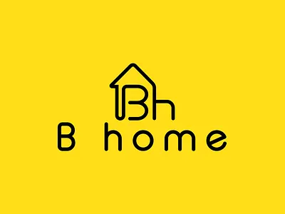 B home B safe art branding design flat graphic design illustrator logo minimal typography vector