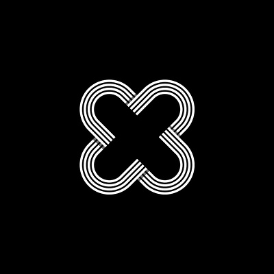 letter X monogram branding creative design digital illustrator logo logotype minimal modern vector