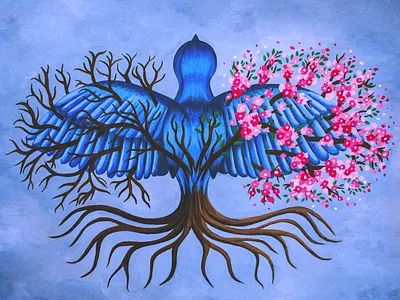 Passenger Album cover album art album cover design gouache illustration illustrative painting poster