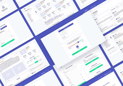 Web design for "Bildir" branding card design form form design nps ui ui design uiux web webapp webdesign webpage website