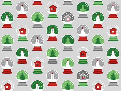 Glass Spheres Pattern children christmas christmas design christmas party christmas pattern holiday illustration kids pattern pattern design pattern designer seasonal surface pattern vector vector art vector pattern