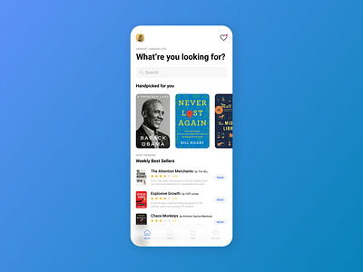 Reading App app app design book app books books app mobile app mobile app design ui
