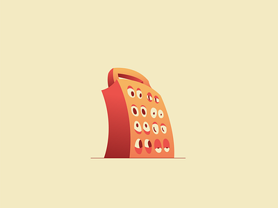Grater adobe beautiful character cute design fresh grater illustration illustrator pen vector