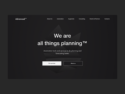 Business consulting website 2021 business concept consulting dark dark ui design dribbble figma homepage interface it minimal minimalism simple ui ui design ux webdesign website