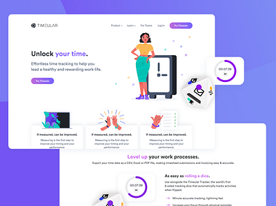 Timeular: rebranding and website brand brand design brand identity branding guideline illustration website