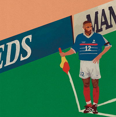 France 98 culture digital france98 futbol illustration soccer thierry henry versionvadi wordcup