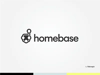 "homebase.io" — local-first software api atom base chain data datom dev developer development first github home link local localfirst logotype robot servers symbol