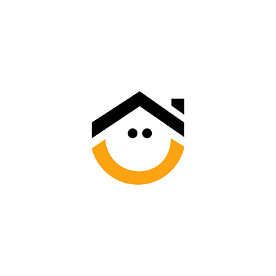 SMILE HOUSE LOGO design house logo logo design logodesign modern simple smile smiles symbol