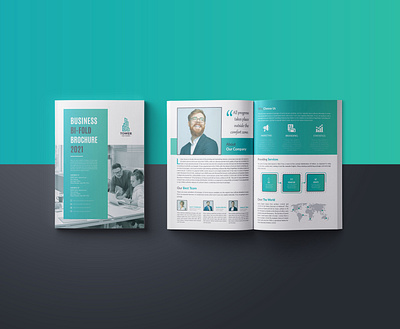 "BUSINESS BI-FOLD BROCHURE 2021" adobe indesign bifold brochure bifold brochure design brand identity branding branding and identity branding design brochure brochure design brochure layout business brochure design color idea company profile company profile design company proposal corporate brochure design design design idea proposal