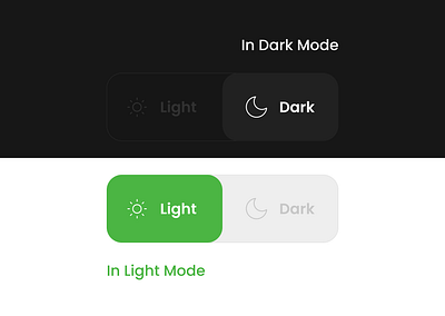 UX Dark Mode Button Style animation app colors design figma icon ui ux web website