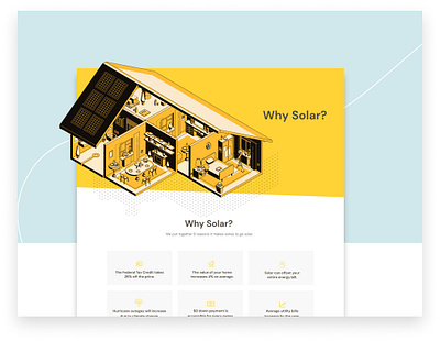 Educational Solar Landing Page educational educational branding landing page landing page ui solar solar energy ux