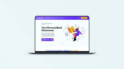 E-learning Website design for Learnivio illustraion illustration interaction design uidesign uxdesign