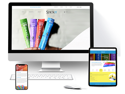Stickit Website Design design foodphotography iconography photography productphotography web webdesign webdesigns writing