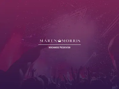 Merchandise Concept Presentation for Musician concept presentation design presentation layout