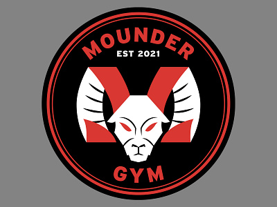 Mounder Gym big horn sheep design logo