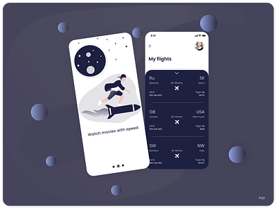 Travel Application Shot - Ux/Ui Design ✈️ app application design free illustration shot travel ui ux web