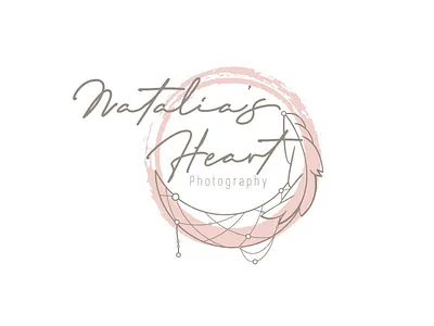 Natalia's Heart Photography - Independent Logo business card business card design design illustration logo