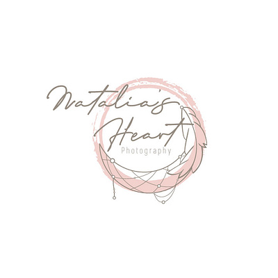 Natalia's Heart Photography - Independent Logo business card business card design design illustration logo