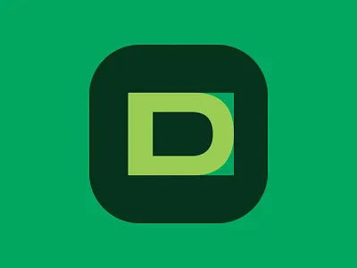 D app design green vector