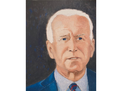 Joe Biden acrylic painting drawing editorial illustration illustration joe biden oil painting painting political political portraiture portrait portrait illustration portrait painting