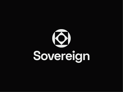 Sovereign - Abstract Circle Coin Logo abstract logo brand identity branding coin logo crypto crypto coin logo crypto logo decentralized logo logo design logo designer logotype sovereign logo startup logo tech brand tech logo token logo web 3