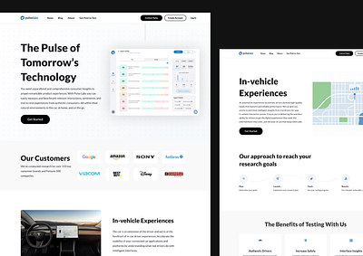 Updated Pulse Labs marketing site landing page landing page concept landing page design landing page ui minimalistic website