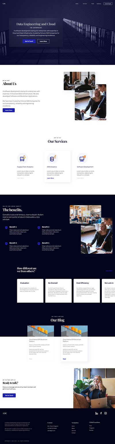 GSC Website Home branding debutshot design figma web web design webdesign