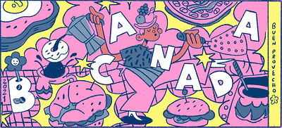 Bocanada design illustration procreate texture