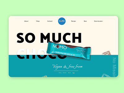 Confectionary website Design. Nomo bakery instagram hastags web design website design