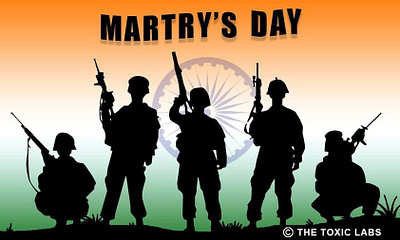 Martyr Day 🇮🇳🇮🇳 design graphicdesign illustration photoshop poster design socialmedia ui ux