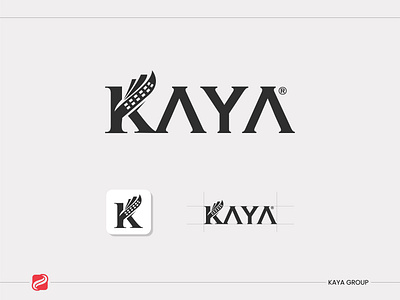 Kaya Group Logo design icon illustration illustrator logo minimal studio web