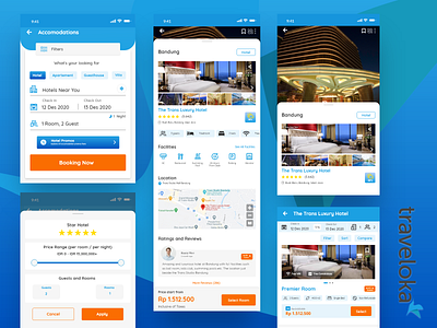 Traveloka Apps apps appsdesign hotelbooking hotels traveloka uidesign uxdesign uxui