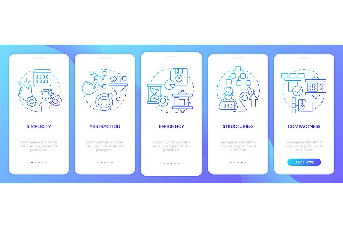 Features of programming languages by bsd studio on Dribbble
